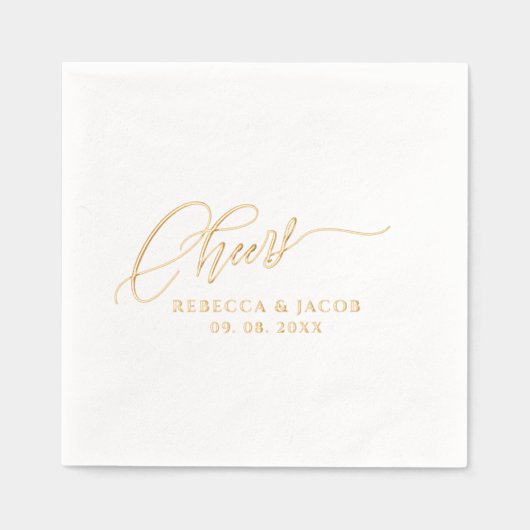 Élégant Script Gold (Recto)