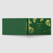 Élégant Script Gold Exotic Feuille Mariage (Complet)