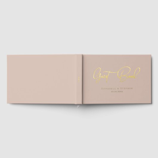 Élégant, Script Gold-Foil Mariage (Complet)