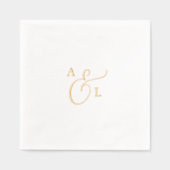 Élégant Script Gold Foil Mariage (Recto)