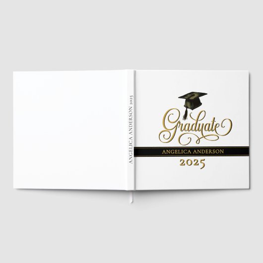 Élégant Script Graduate Livre d'invité (Complet)