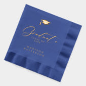 Élégant Script Gradué Personnalisé Graduation (Gauche)