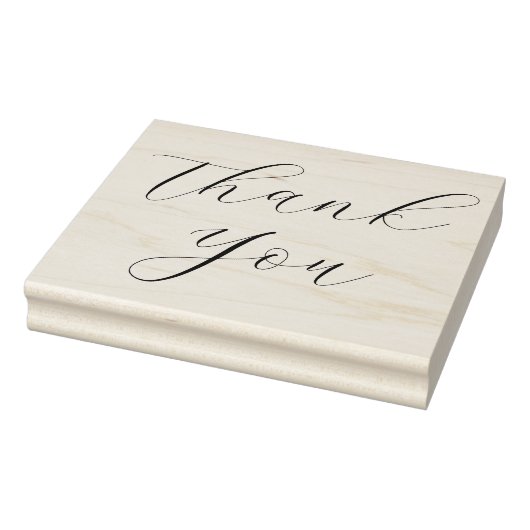 Elegant script groot bedankt 	rubberstempel (Stempel)