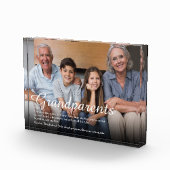 Elegant Script Grootouders Leuk Definitie Fotoblokken (Rechts)