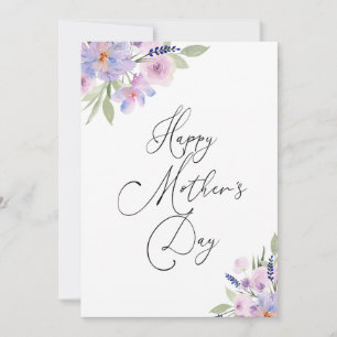 elegant script happy moederdag card feestdagenkaart