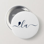 Elegant script Kamala Harris voor President Ronde Button 7,6 Cm (Voorkant /achterkant)