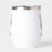 Élégant Script Lettre Q Monogramme Nom personnalis (Gauche)