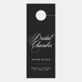 Élégant Script Mariage de chambre de mariage signe (Dos)