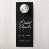 Élégant Script Mariage de chambre de mariage signe (Sur le bouton)