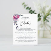 Élégant Script Mariage Détails Modèle Boîtier (Debout devant)