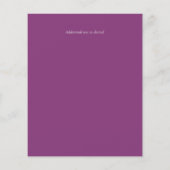 Élégant Script Mariage Détails Modèle Boîtier (Dos)