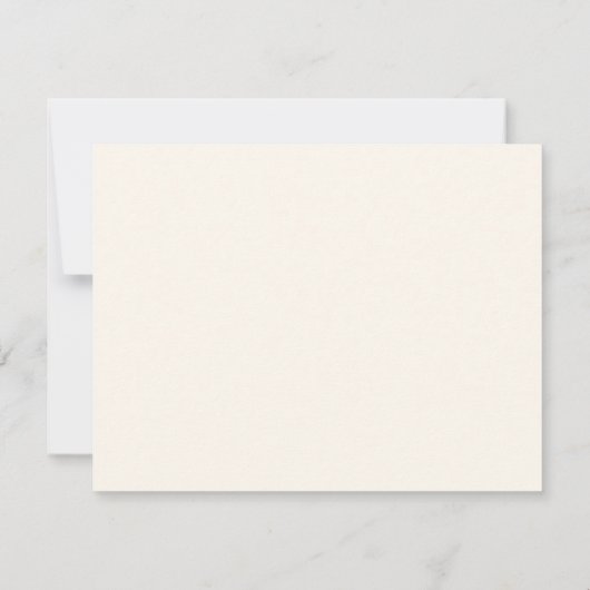 Élégant Script Mariage Monogramme Cartes de papete (Dos)