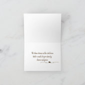 Élégant Script Mariage photo Collage Carte pliée (Intérieur)