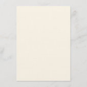 Elegant Script Menu- Zwart/Off White Menu (Achterkant)