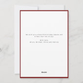 Elegant script Merry Christmas 3 fotocollage Feestdagenkaart (Achterkant)