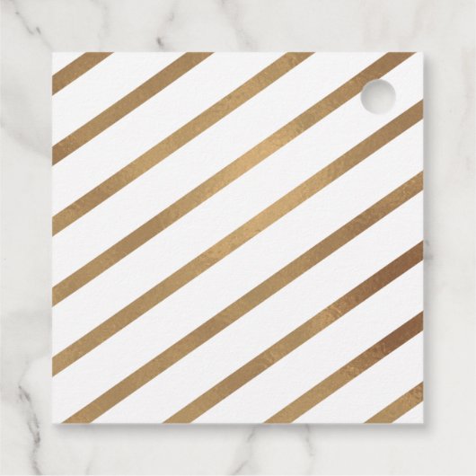 Elegant Script Merry kerstStar White Bedankjes Labels (Achterkant)