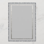 Elegant Script Minimal Moderne Eenvoudige bruiloft Kaart (Achterkant)