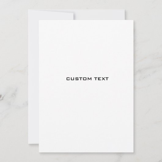 Elegant Script Minimalist Luxury Wedding Kaart (Achterkant)