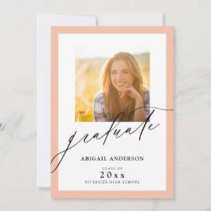 Elegant Script Modern 2 Foto Afstuderen