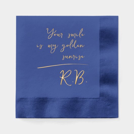 Élégant script moderne amour Nom du message Initia (Recto)