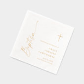 Élégant script moderne Baptême (Gauche)