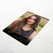 Élégant script moderne | Carte photo tendance (Rotation)