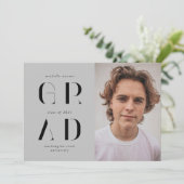 élégant script moderne faire-part (Debout devant)