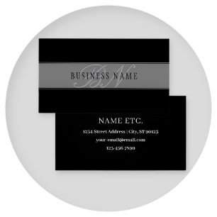 Élégant Script Modifiable Nom de l'entreprise/autr