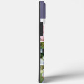 Elegant Script Monogram 6 Foto Paars Case-Mate iPhone Case (Achterkant / Rechts)