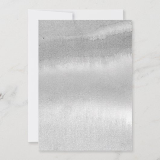 Elegant Script Mr & Mrs Wedding Typography Invite Kaart (Achterkant)