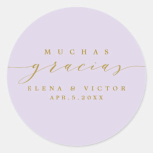 ELEGANT SCRIPT MUCHAS GRACIAS DANK U STICKER