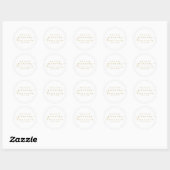 ELEGANT SCRIPT MUCHAS GRACIAS | DANK U STICKER (Vel)