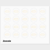 ELEGANT SCRIPT MUCHAS GRACIAS | DANK U STICKER (Vel)