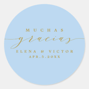 ELEGANT SCRIPT MUCHAS GRACIAS DANK U STICKER