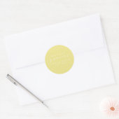 ELEGANT SCRIPT MUCHAS GRACIAS | DANK U STICKER (Envelop)