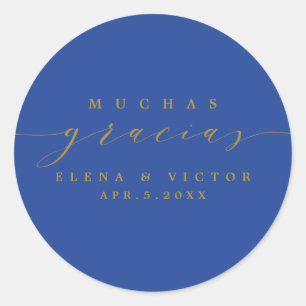 ELEGANT SCRIPT MUCHAS GRACIAS   DANK U STICKER