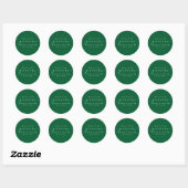 ELEGANT SCRIPT MUCHAS GRACIAS | DANK U STICKER (Vel)
