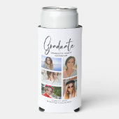 Elegant Script Multi Photo Afstuderen Afstuderen (Seltzer Voorkant)