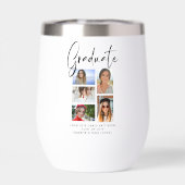 Elegant Script Multi Photo Afstuderen Afstuderen (Achterkant)