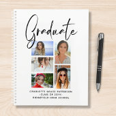 Elegant Script Multi Photo Afstuderen Afstuderen Planner