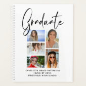 Élégant Script Multi Photo Graduate (Devant)