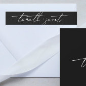 Elegant Script names Wedding