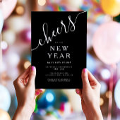Élégant Script New Year's Eve Party Invitation
