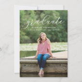 Elegant Script Overlay | Fotogradatiepartij Kaart (Voorkant)