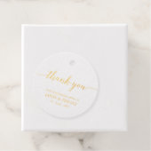 Elegant Script Party Favor Bedankt Bedankjes Labels (Met doos)