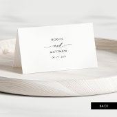 Élégant Script Personnalisé Mariage Cartes de Plac
