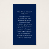 Elegant Script Photo Funeral Prayer Card (Dos)