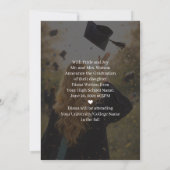 Elegant Script Photo Graduation Party Invitation (Dos)