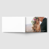 Elegant Script Photo Wedding Gastenboek (Volledig)