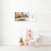 Elegant Script Photo Wedding Spandoek (Insitu)